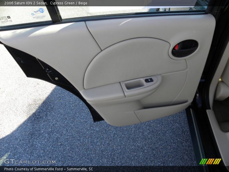 Cypress Green / Beige 2006 Saturn ION 2 Sedan