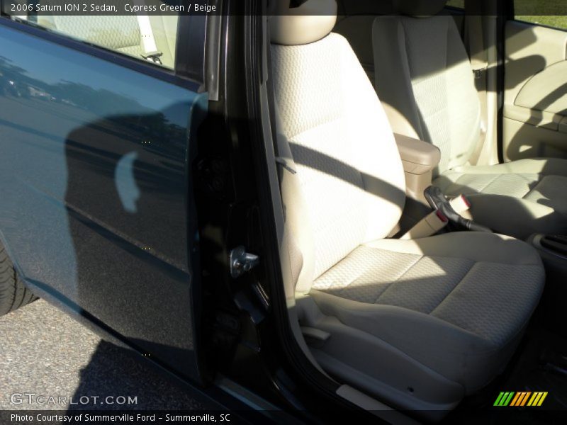 Cypress Green / Beige 2006 Saturn ION 2 Sedan