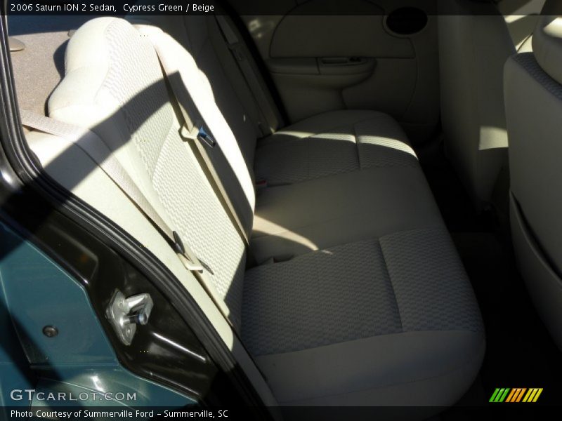 Cypress Green / Beige 2006 Saturn ION 2 Sedan