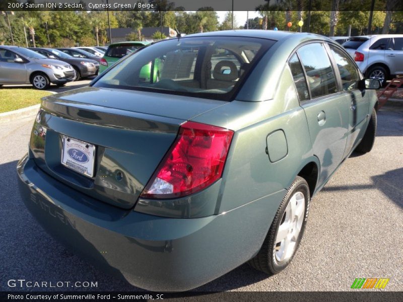 Cypress Green / Beige 2006 Saturn ION 2 Sedan