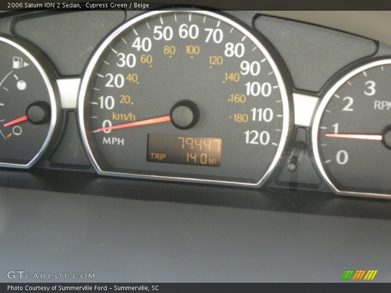 Cypress Green / Beige 2006 Saturn ION 2 Sedan