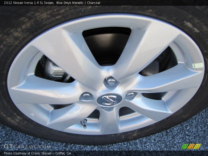 Blue Onyx Metallic / Charcoal 2012 Nissan Versa 1.6 SL Sedan