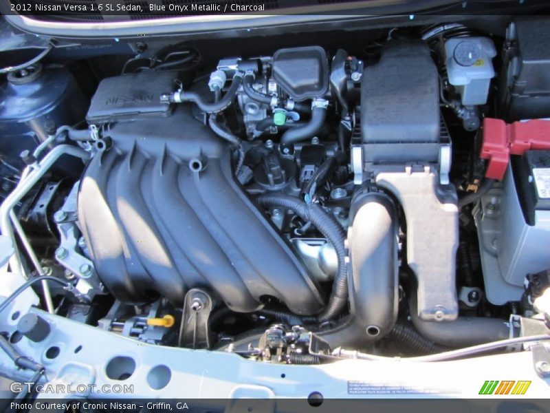 Blue Onyx Metallic / Charcoal 2012 Nissan Versa 1.6 SL Sedan