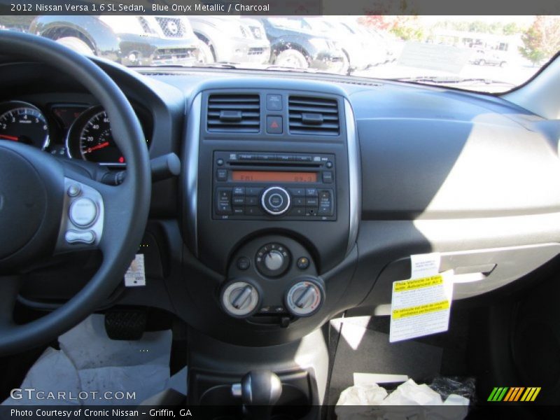 Blue Onyx Metallic / Charcoal 2012 Nissan Versa 1.6 SL Sedan