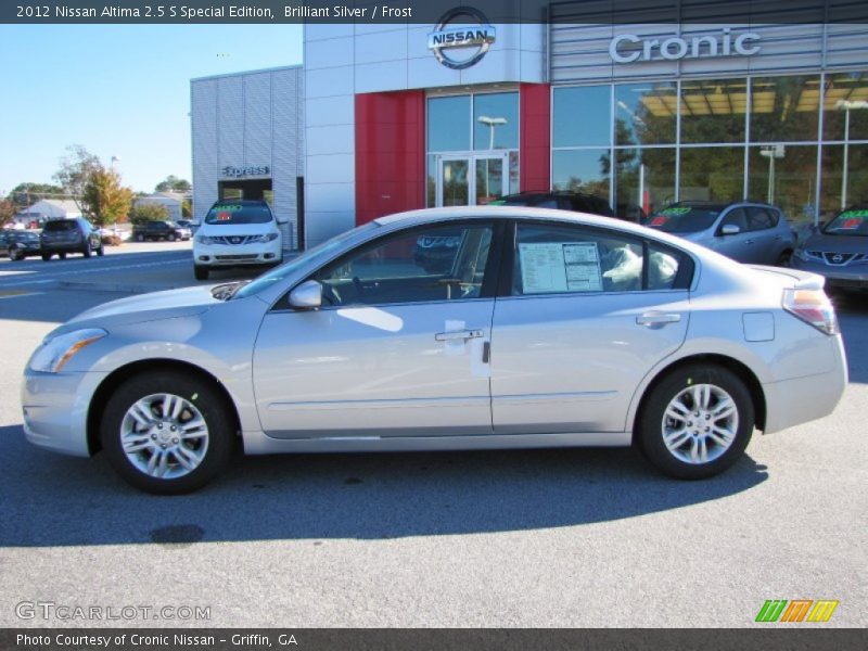 Brilliant Silver / Frost 2012 Nissan Altima 2.5 S Special Edition