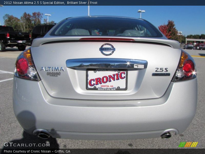 Brilliant Silver / Frost 2012 Nissan Altima 2.5 S Special Edition