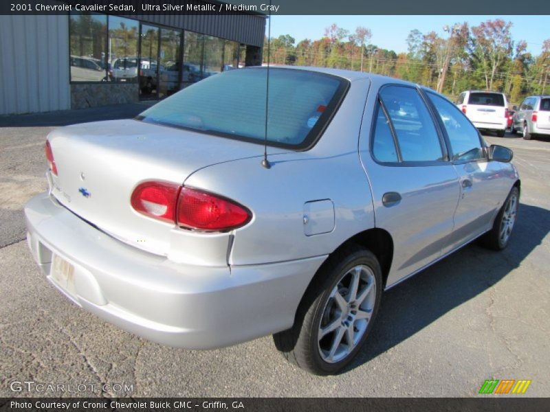Ultra Silver Metallic / Medium Gray 2001 Chevrolet Cavalier Sedan