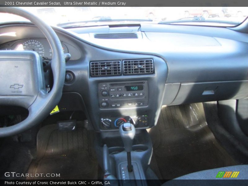 Ultra Silver Metallic / Medium Gray 2001 Chevrolet Cavalier Sedan