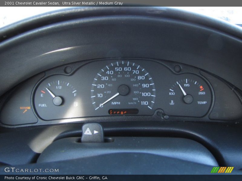  2001 Cavalier Sedan Sedan Gauges