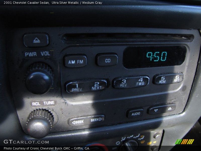 Ultra Silver Metallic / Medium Gray 2001 Chevrolet Cavalier Sedan