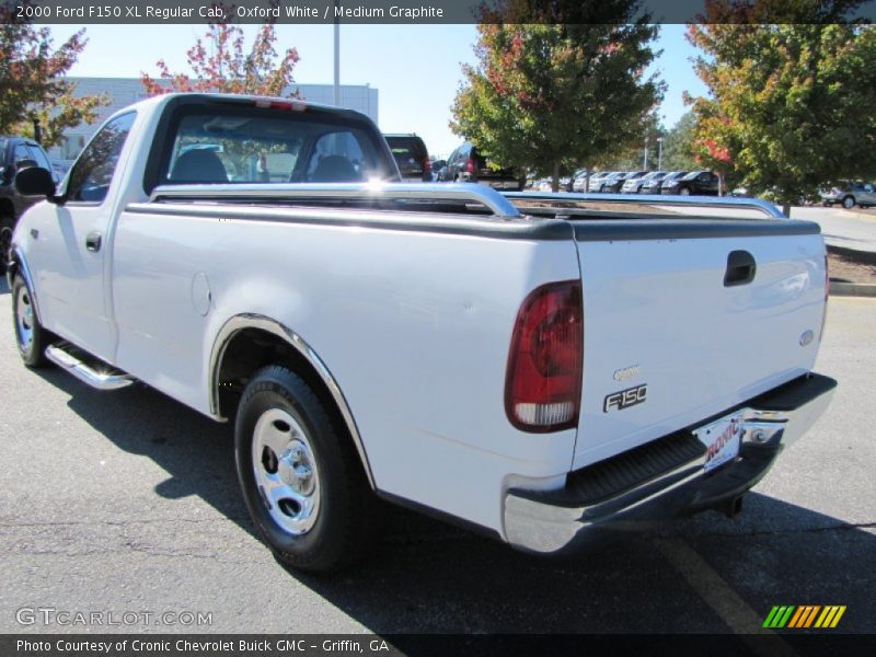 Oxford White / Medium Graphite 2000 Ford F150 XL Regular Cab