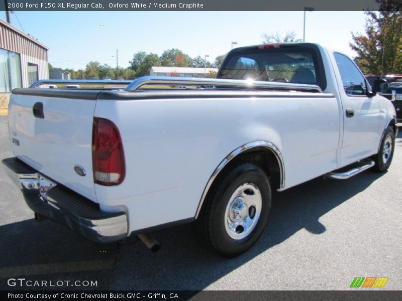 Oxford White / Medium Graphite 2000 Ford F150 XL Regular Cab