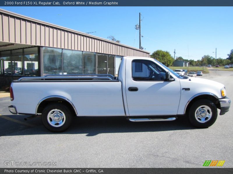 Oxford White / Medium Graphite 2000 Ford F150 XL Regular Cab