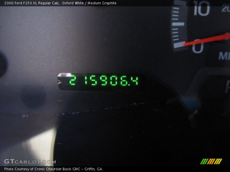 Oxford White / Medium Graphite 2000 Ford F150 XL Regular Cab