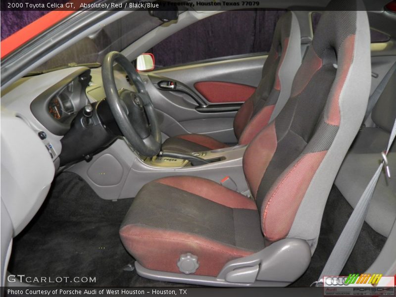 Absolutely Red / Black/Blue 2000 Toyota Celica GT