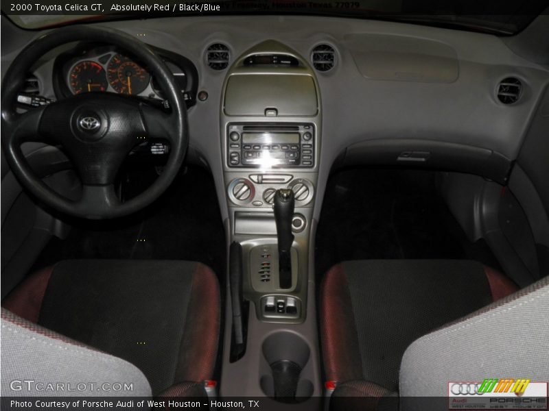 Absolutely Red / Black/Blue 2000 Toyota Celica GT