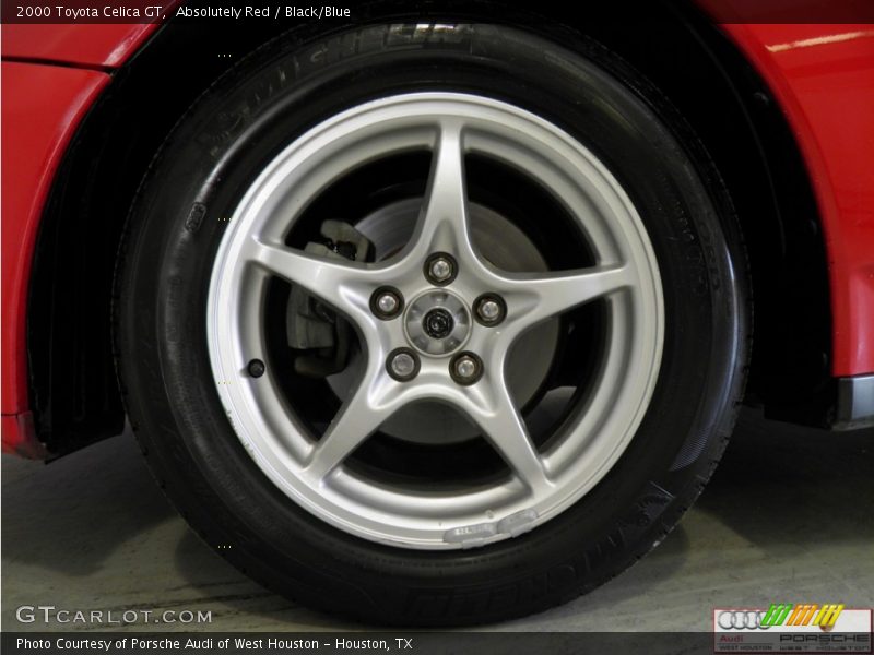 Absolutely Red / Black/Blue 2000 Toyota Celica GT