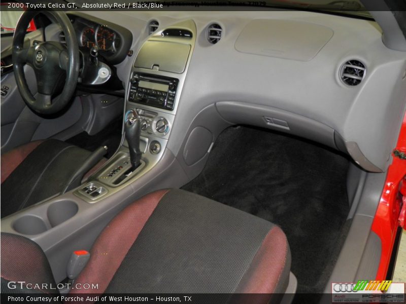 Absolutely Red / Black/Blue 2000 Toyota Celica GT