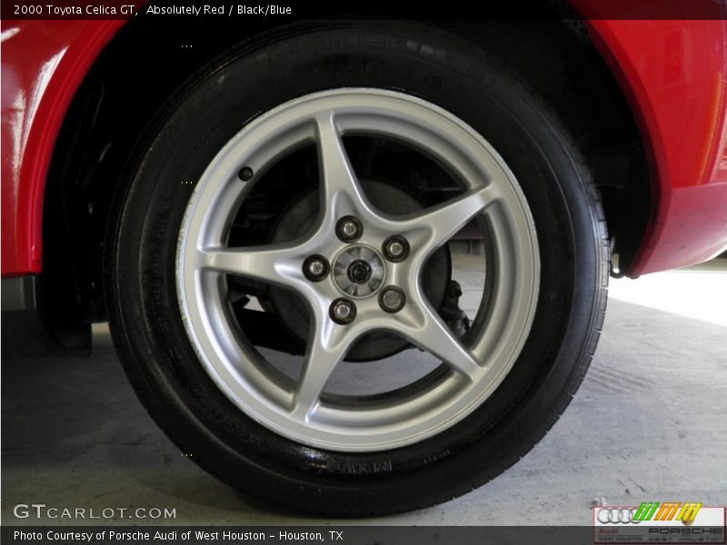 Absolutely Red / Black/Blue 2000 Toyota Celica GT