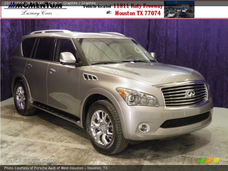 Platinum Graphite / Graphite 2011 Infiniti QX 56 4WD