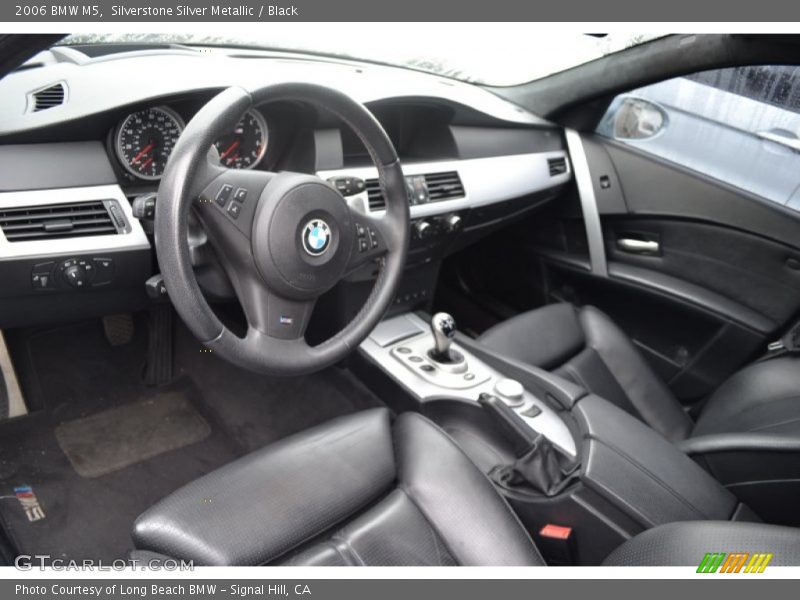 Silverstone Silver Metallic / Black 2006 BMW M5