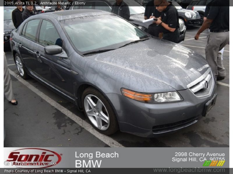 Anthracite Metallic / Ebony 2005 Acura TL 3.2