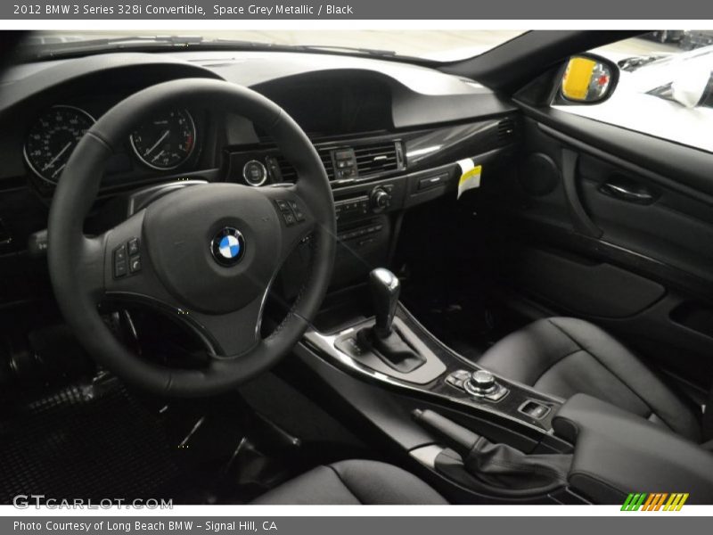 Space Grey Metallic / Black 2012 BMW 3 Series 328i Convertible