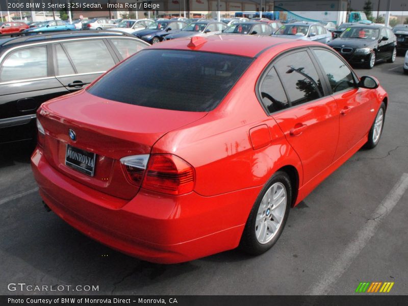Imola Red / Beige 2006 BMW 3 Series 325i Sedan
