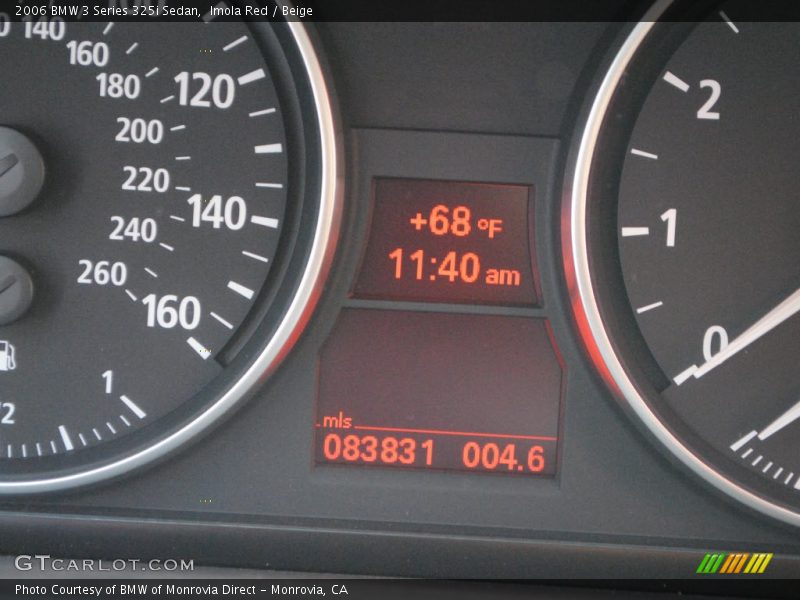 Imola Red / Beige 2006 BMW 3 Series 325i Sedan