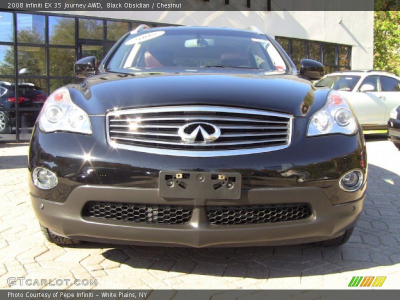 Black Obsidian / Chestnut 2008 Infiniti EX 35 Journey AWD