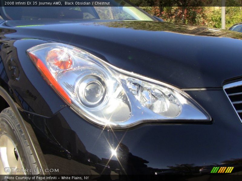 Black Obsidian / Chestnut 2008 Infiniti EX 35 Journey AWD