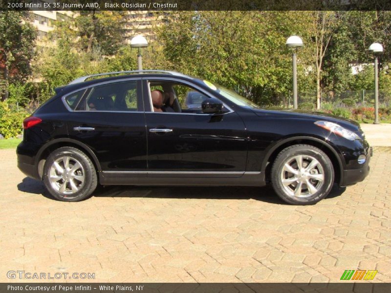 Black Obsidian / Chestnut 2008 Infiniti EX 35 Journey AWD