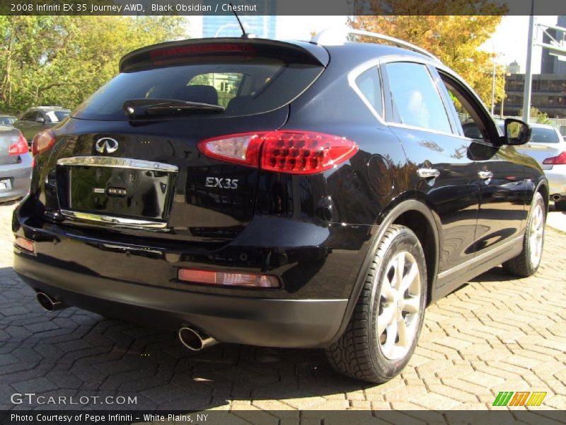 Black Obsidian / Chestnut 2008 Infiniti EX 35 Journey AWD