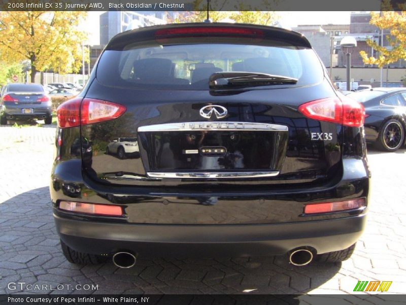 Black Obsidian / Chestnut 2008 Infiniti EX 35 Journey AWD