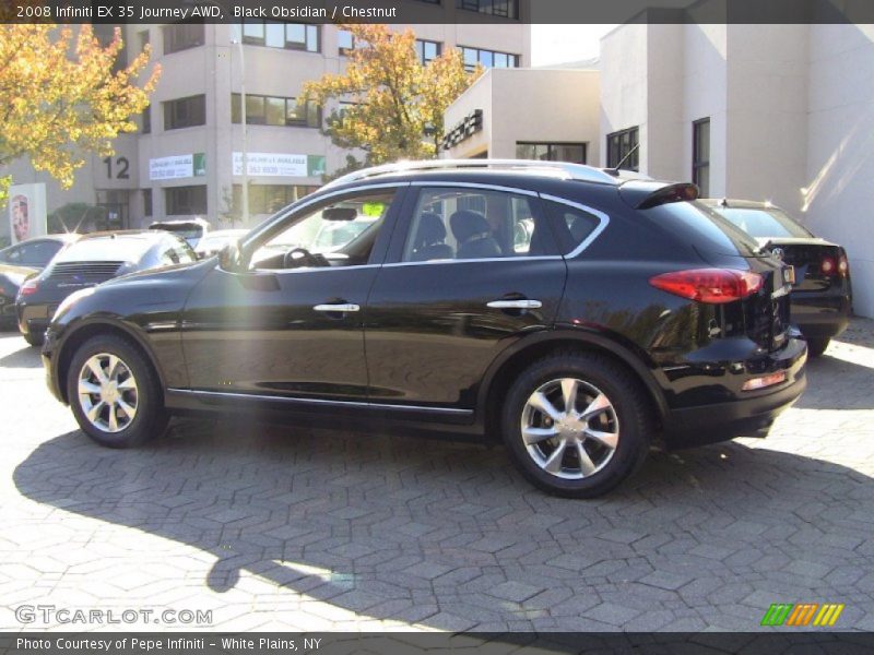 Black Obsidian / Chestnut 2008 Infiniti EX 35 Journey AWD