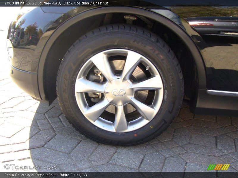 Black Obsidian / Chestnut 2008 Infiniti EX 35 Journey AWD