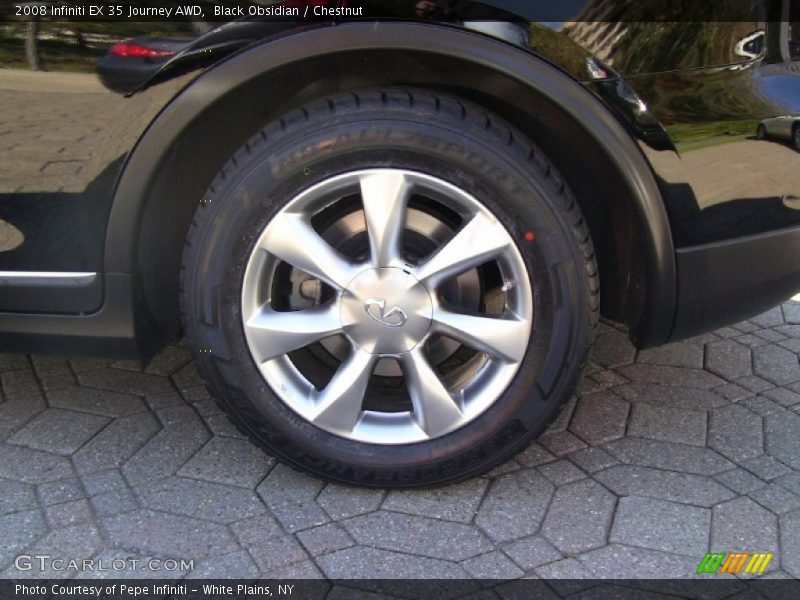 Black Obsidian / Chestnut 2008 Infiniti EX 35 Journey AWD