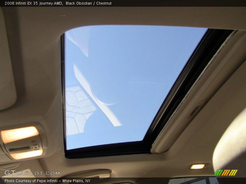 Black Obsidian / Chestnut 2008 Infiniti EX 35 Journey AWD