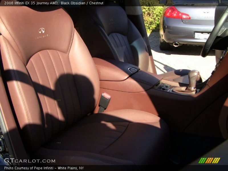 Black Obsidian / Chestnut 2008 Infiniti EX 35 Journey AWD