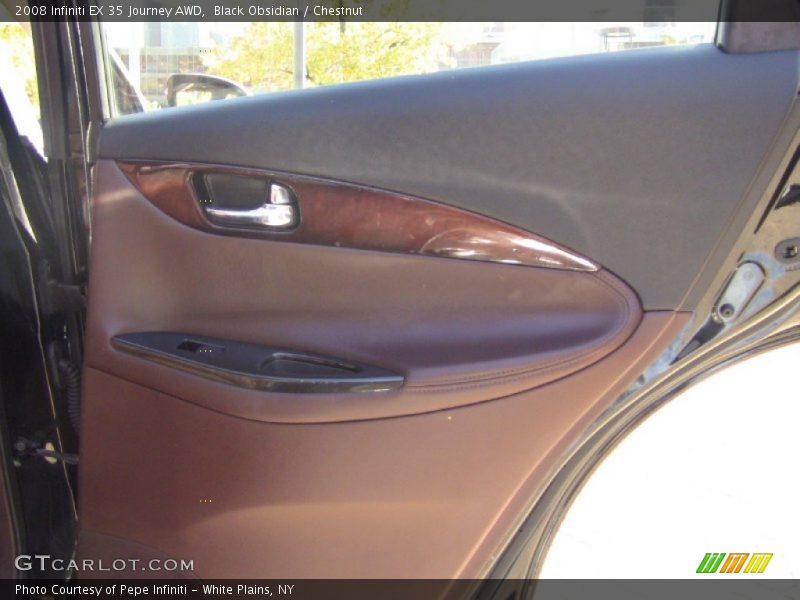 Black Obsidian / Chestnut 2008 Infiniti EX 35 Journey AWD