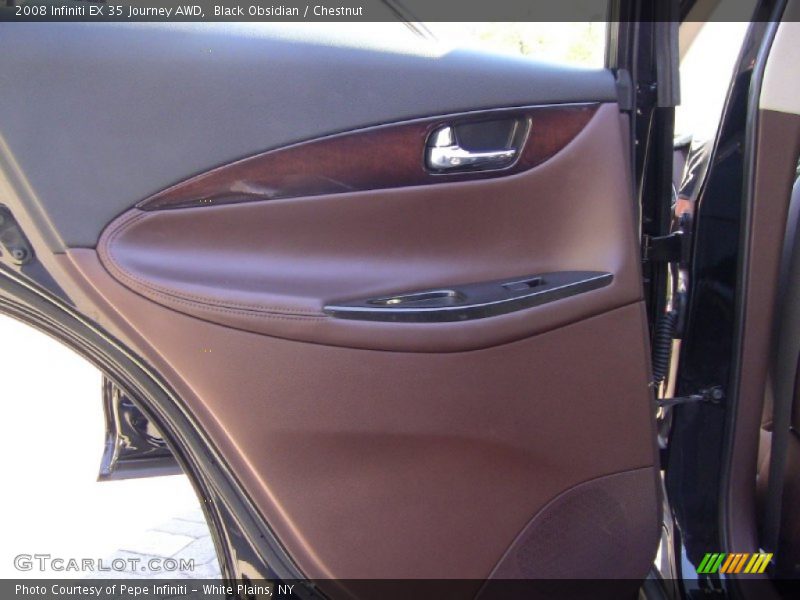 Black Obsidian / Chestnut 2008 Infiniti EX 35 Journey AWD