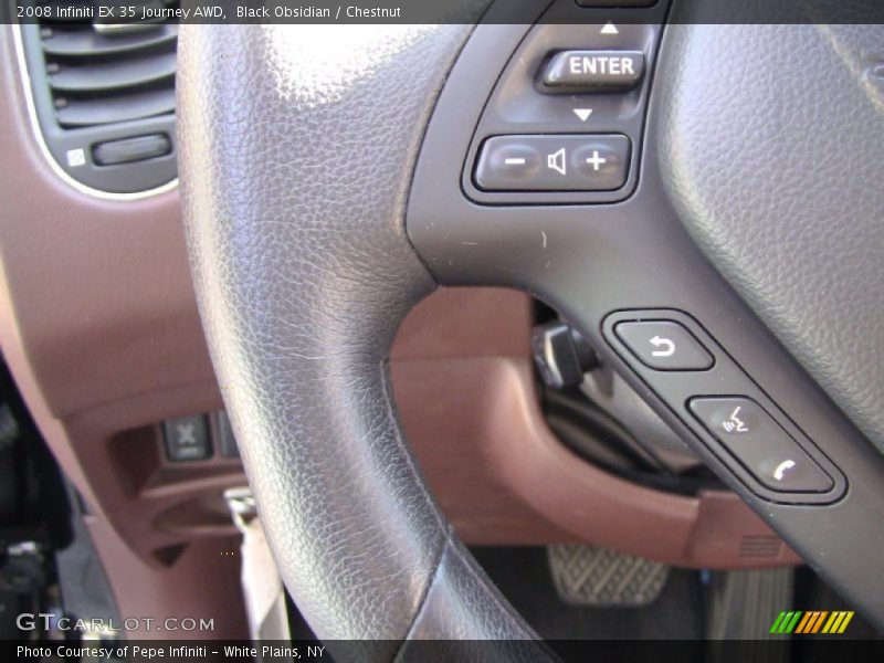 Black Obsidian / Chestnut 2008 Infiniti EX 35 Journey AWD