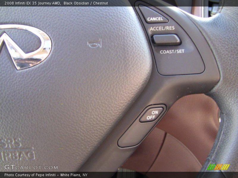 Black Obsidian / Chestnut 2008 Infiniti EX 35 Journey AWD