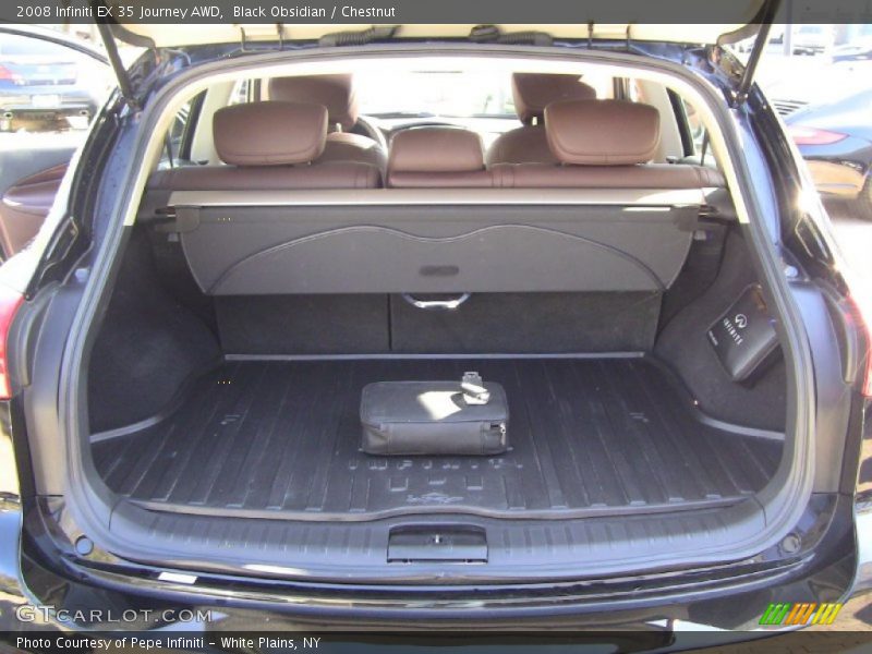 Black Obsidian / Chestnut 2008 Infiniti EX 35 Journey AWD