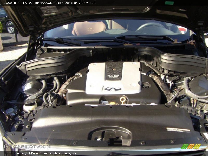 Black Obsidian / Chestnut 2008 Infiniti EX 35 Journey AWD