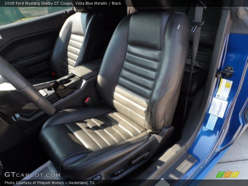  2008 Mustang Shelby GT Coupe Black Interior