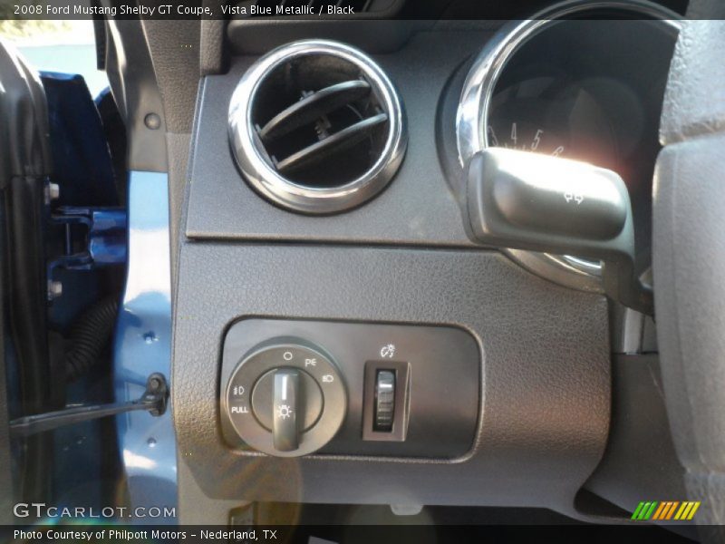 Controls of 2008 Mustang Shelby GT Coupe