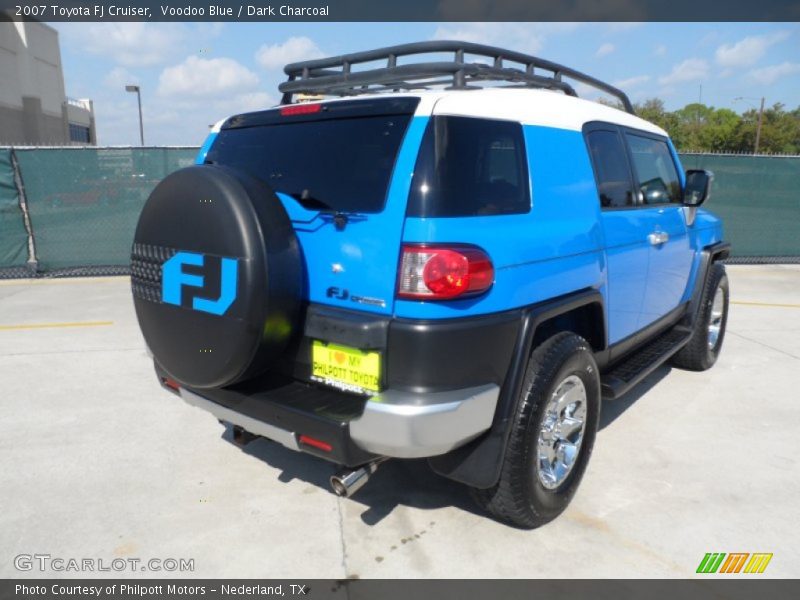 Voodoo Blue / Dark Charcoal 2007 Toyota FJ Cruiser