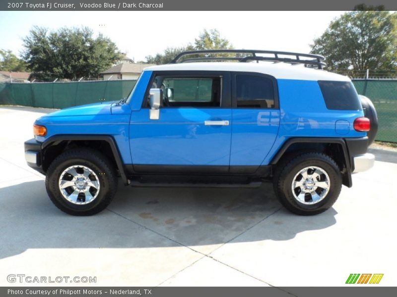 Voodoo Blue / Dark Charcoal 2007 Toyota FJ Cruiser