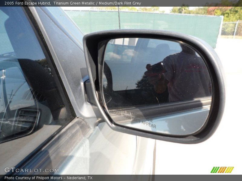 Titanium Green Metallic / Medium/Dark Flint Grey 2005 Ford Escape Hybrid
